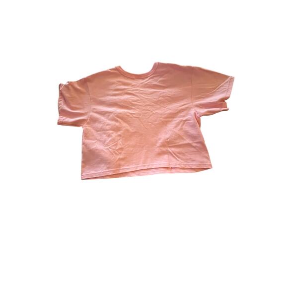 Champion Pink Cropped Sesame St T “Everything I Know I Learned on The Streets” L - Picture 7 of 8